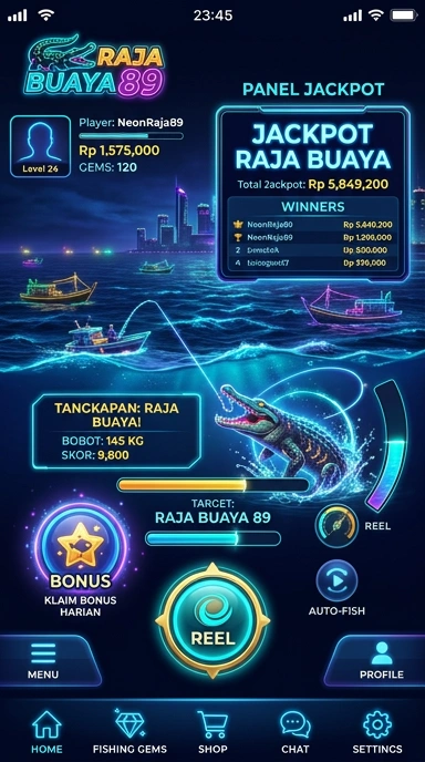 lusa777 — layar beranda